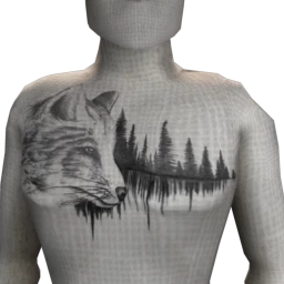Twilight Fox Tattoo