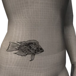 Zentangle Fish Tattoo