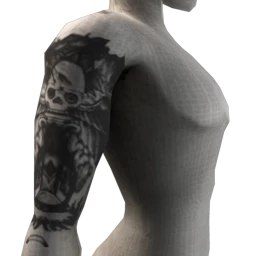 Skull Fire Tattoo