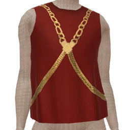 Drop Science Red Chained Vest