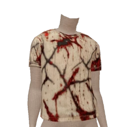 Cosmos Red Cracked T-Shirt