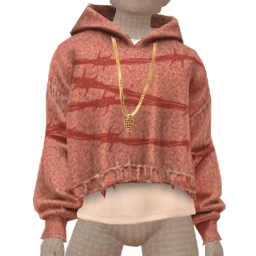 Drop Science Red Barbwire Print Sweater