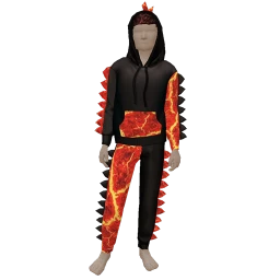 Drop Science Black Lava Dino Tracksuit