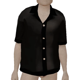 Foal Obsidian Glow Buttoned T-Shirt
