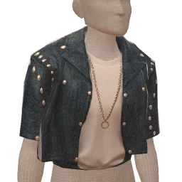 Front Row Denim Glam Shirt