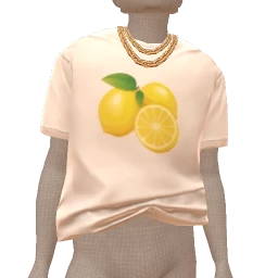 Front Row Lemon Fresh Pure White T-Shirt