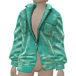 Front Row Crushed Mint Velvet Shirt
