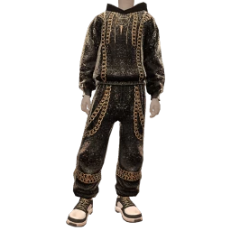 Ikon Elite Dazzling Sparkle Black Streetwear Outfit