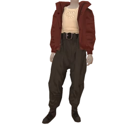 Drop Science Urban Blaze Black Joggers & Red Jacket Combo