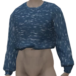 They Cozy Up Blue Sweater