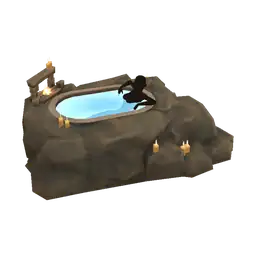 Luxe Ski Chalet Stone Bath
