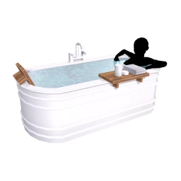 they. Primed Tin Bath
