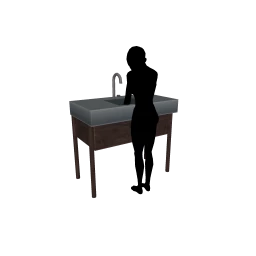 they. Resolved Mahogany Sink
