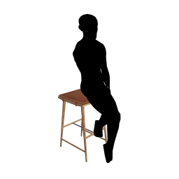 Amour Packsaddle Bar Stool