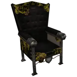 Cosmos Leather And Moss Armchair