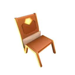 Mod Colourblock Chair - Orange