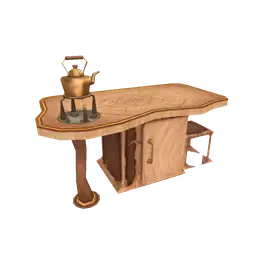 Wanderlust Treehouse Kitchen Counter