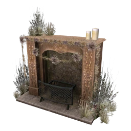 Amour Overgrown Fireplace