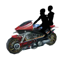 Marchetti Outrun Motorcycle - Interactive