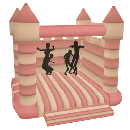 Cosmos Sugar Rush Inflatable Bouncy Castle - Interactive