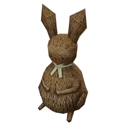 Decorative Wicker Bunny