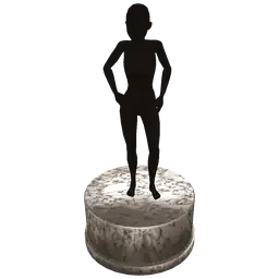 Luxe The Fashion Boutique Posing Plinth - Interactive