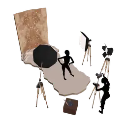 Mod Mocha Mousse Photoshoot Backdrop - Interactive