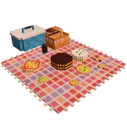 Mod Pixel Park Picnic Set