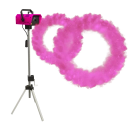 Standing Smoke Machine - Pink Rings