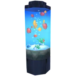 Luxe Vibrant Fish Aquarium