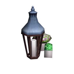 Scandi Style Plants and Lamp