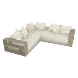 Cosmos Palm Retreat Corner Couch