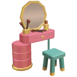 Mod Plastic Dream House Make Up Table