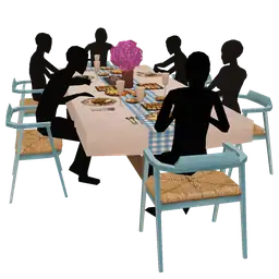 Wanderlust Mykonos Voyage Community Dining Table