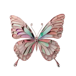 Luxe Petal Flight Butterfly Wall Decoration