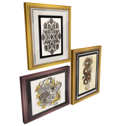 Tattoo Studio Wall Art - Ornamental
