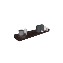 they. Resolved Mahogany Shelf